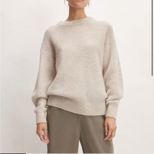 Everlane Alpaca Sweater Almond XS